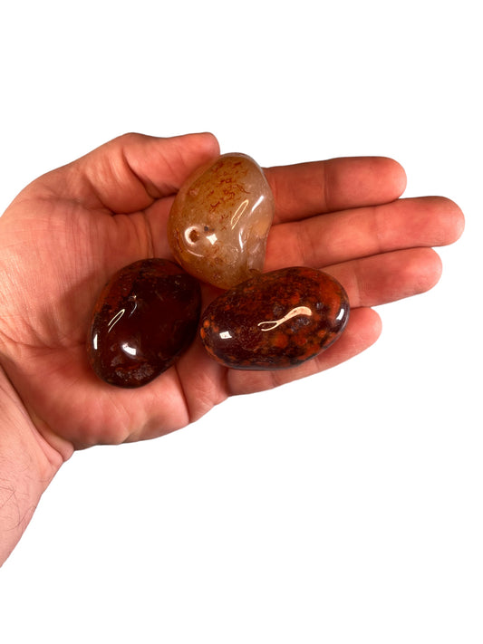 Carnelian Palm Stone