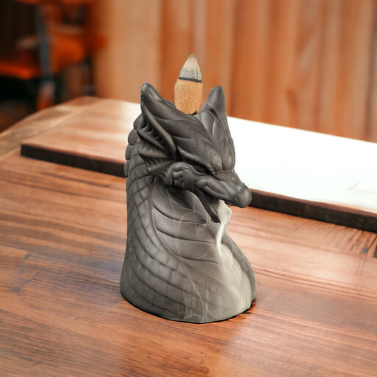 4" Dragon Back Flow Incense Burner