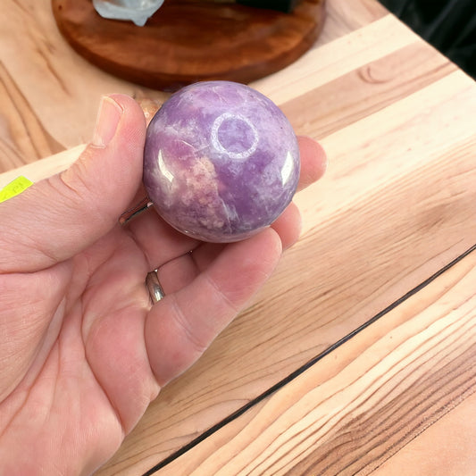 Lepidolite Sphere - small