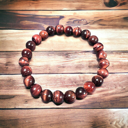 Red Tiger Eye Bracelet 8mm