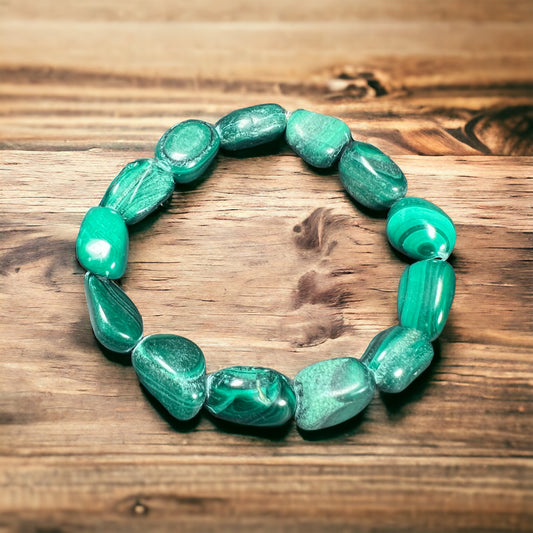 Malachite Stone  Bracelet