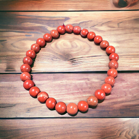 Red Jasper Bracelet 6mm