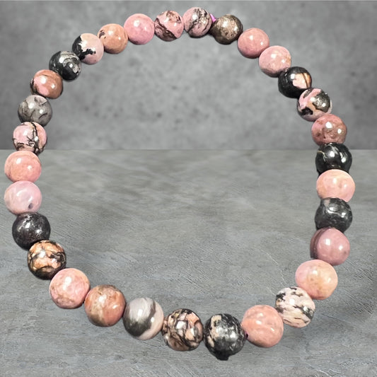 Rhodonite Bracelet 6mm