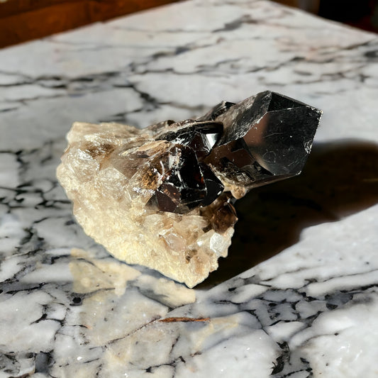 Smoky Quartz Cluster