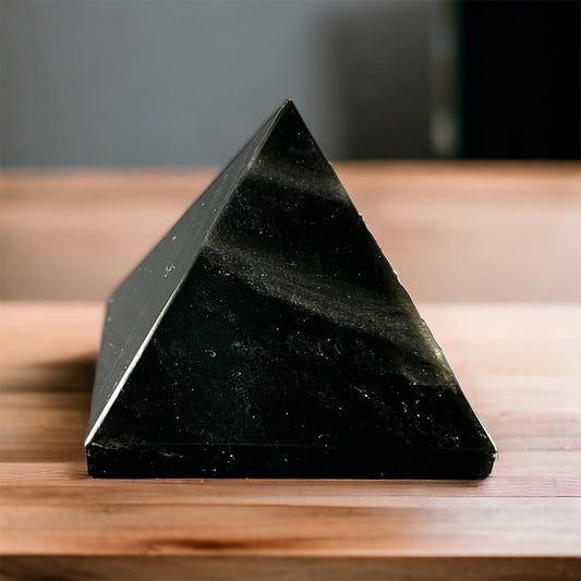 Black Obsidian Pyramid