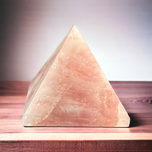 Rose Quartz Pyramid