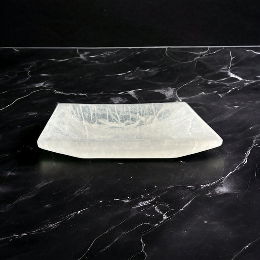 Selenite Charging Rectangle Dish