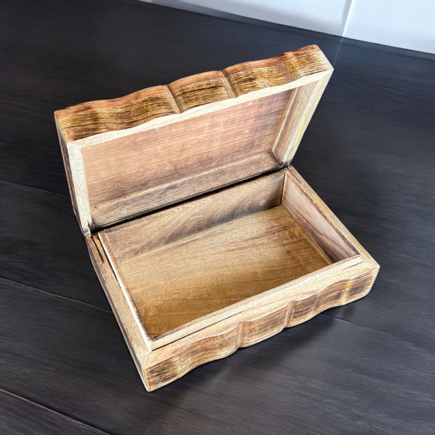 6"x9" Tree Of Life Carved Wooden Box