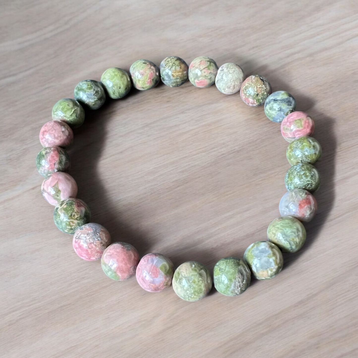 Unakite Bracelet 8MM