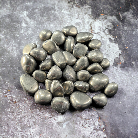 Polished Pyrite Tumbles