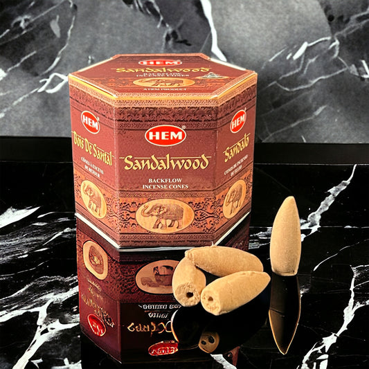 HEM Sandlewood Backflow Incense Cone